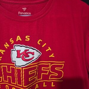 Fanatics Kansas City Chiefs Football T Shirt Red Mens XL Cotton NFL